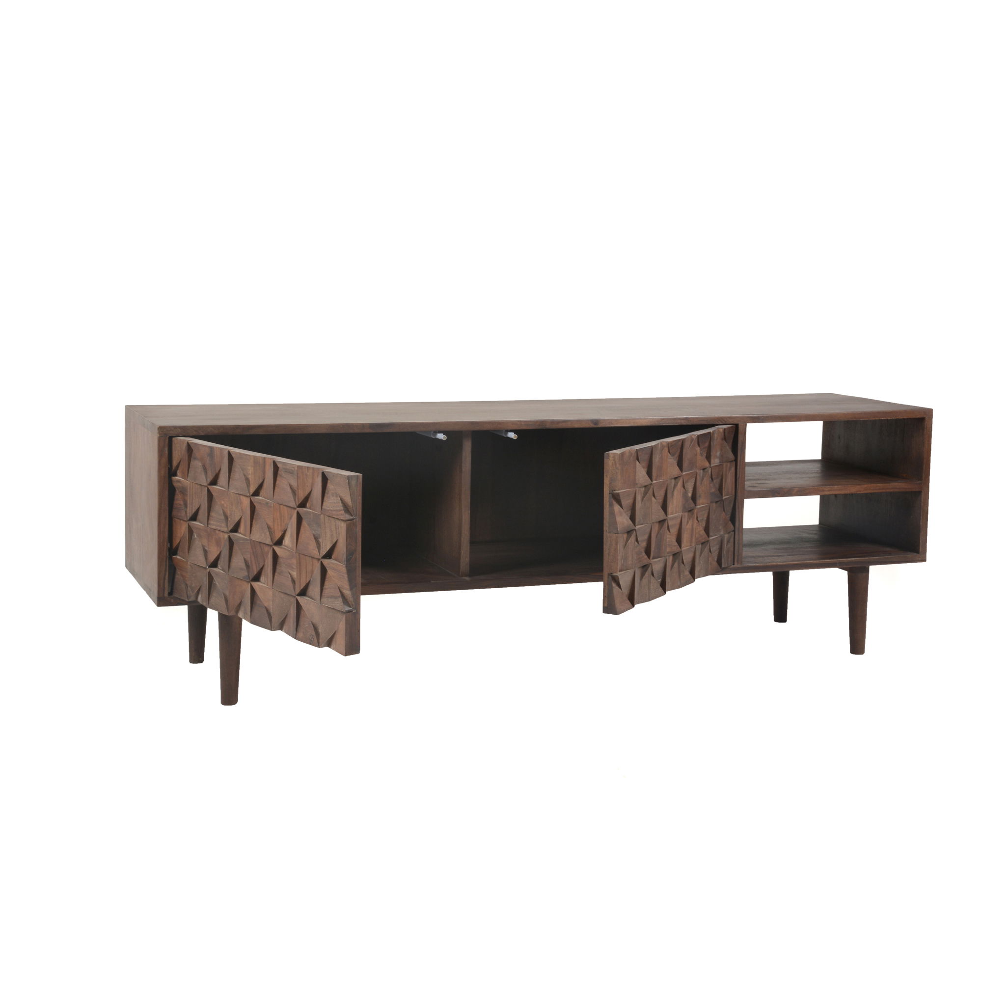 Pablo Entertainment Unit Dark Brown large image 