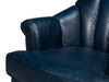 Scoth Swivel Chair In Distilled Lthr,Blu, Seating by Sarreid, 35" length x 39" width x 35" height thumbnail 5