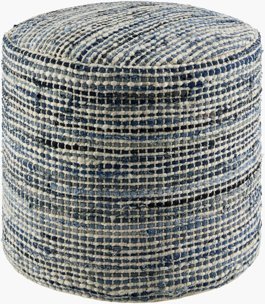 Kawe Pouf, Ottoman by Surya, 16" width x 16" height