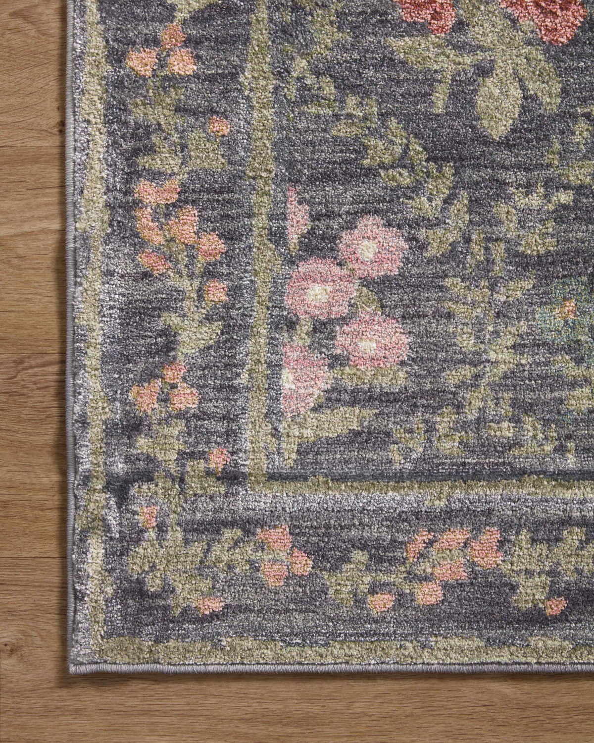 Rifle Paper Co. x Loloi Fiore Rug, 2'7" length x 4' width View 3