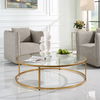 Radius Modern Circular Coffee Table thumbnail 4