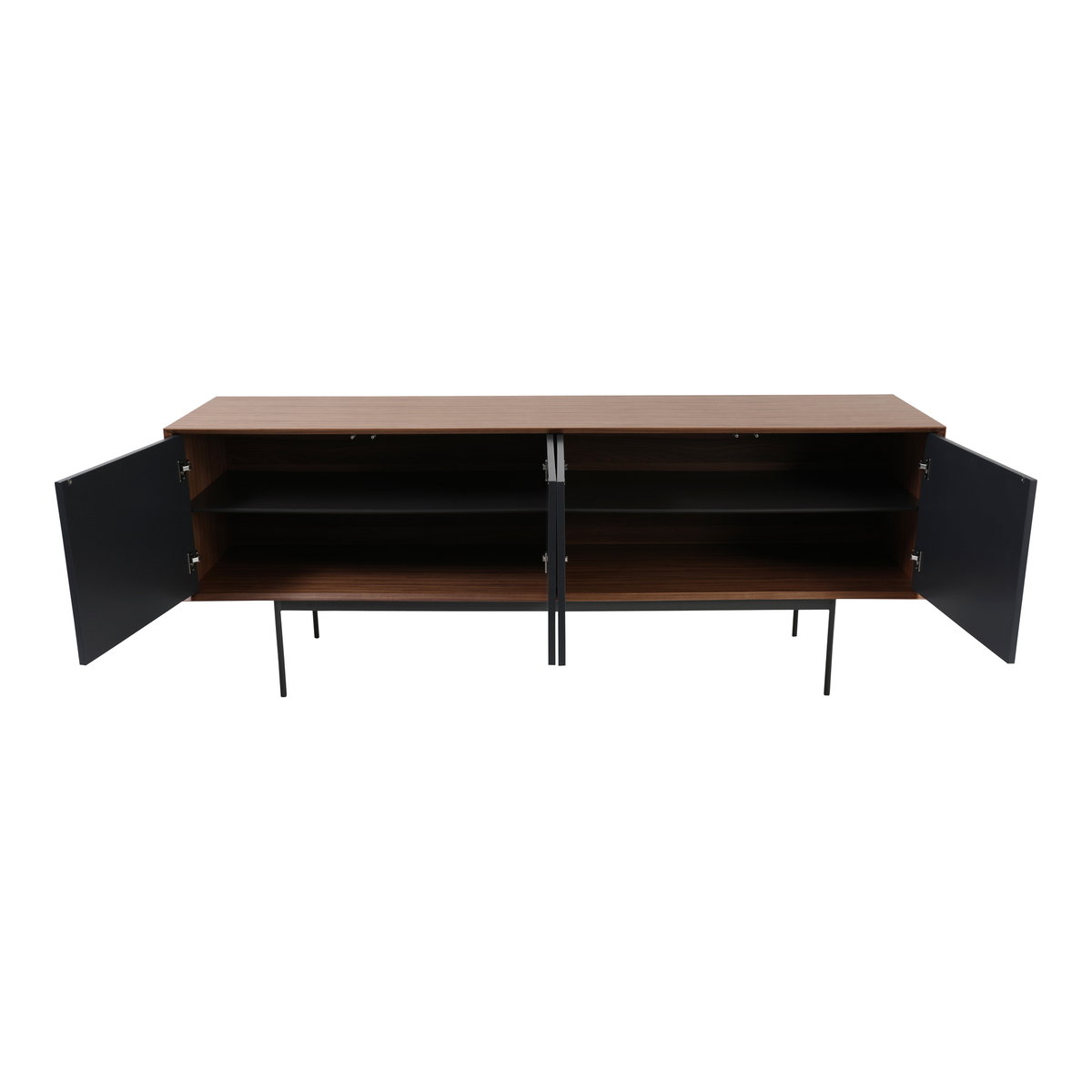 Araya Sideboard Brown, Cabinets & Sideboard by Moe's Home, 87" width x 33" height x 20" depth View 2