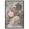 Roses and Rebellion - With Diamond Dust and Glitter (Black Glitter, Diamond Dust), Art by Oliver Gal,  20x30 thumbnail 1