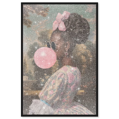 Roses and Rebellion - With Diamond Dust and Glitter (Black Glitter, Diamond Dust)