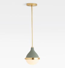 Online Designer Bathroom Endicot 6.5" Pendant, CP MRM Shade