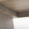 Elaine III 60L x 16W Brown Wood Angled Leg Console Table, by Mercana, 60" length x 16" width x 33" height thumbnail 10