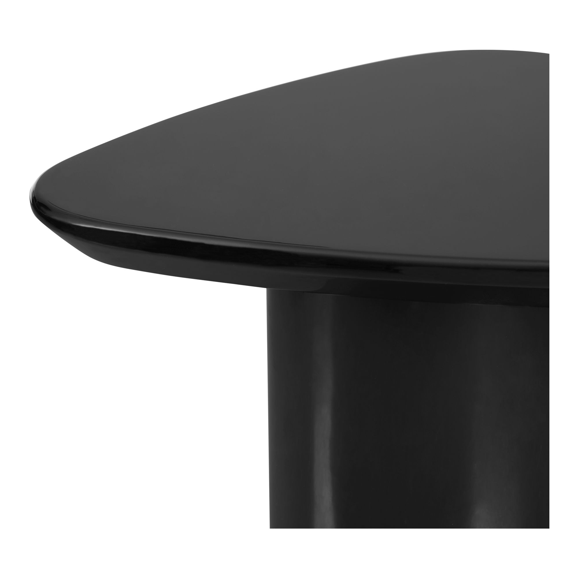 Eden Accent Table Black Lacquer large image 