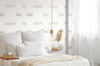 Beige & White Dashing Stripe Wallpaper thumbnail 2