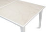 Elton Butterfly Dining Table,White, by Sarreid, 81" length x 41" width x 30" height thumbnail 8