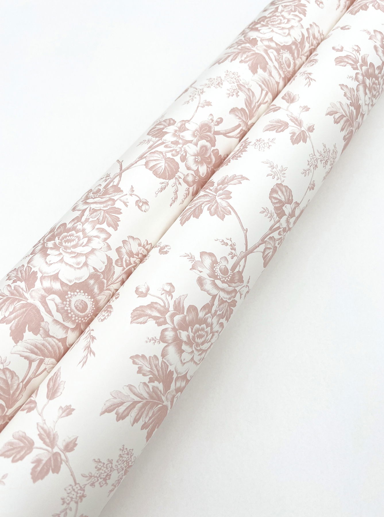 Anemone Toile Blush Wallpaper, by York Wall, 33' length x 1'8.5" width x 0.02" depth View 4