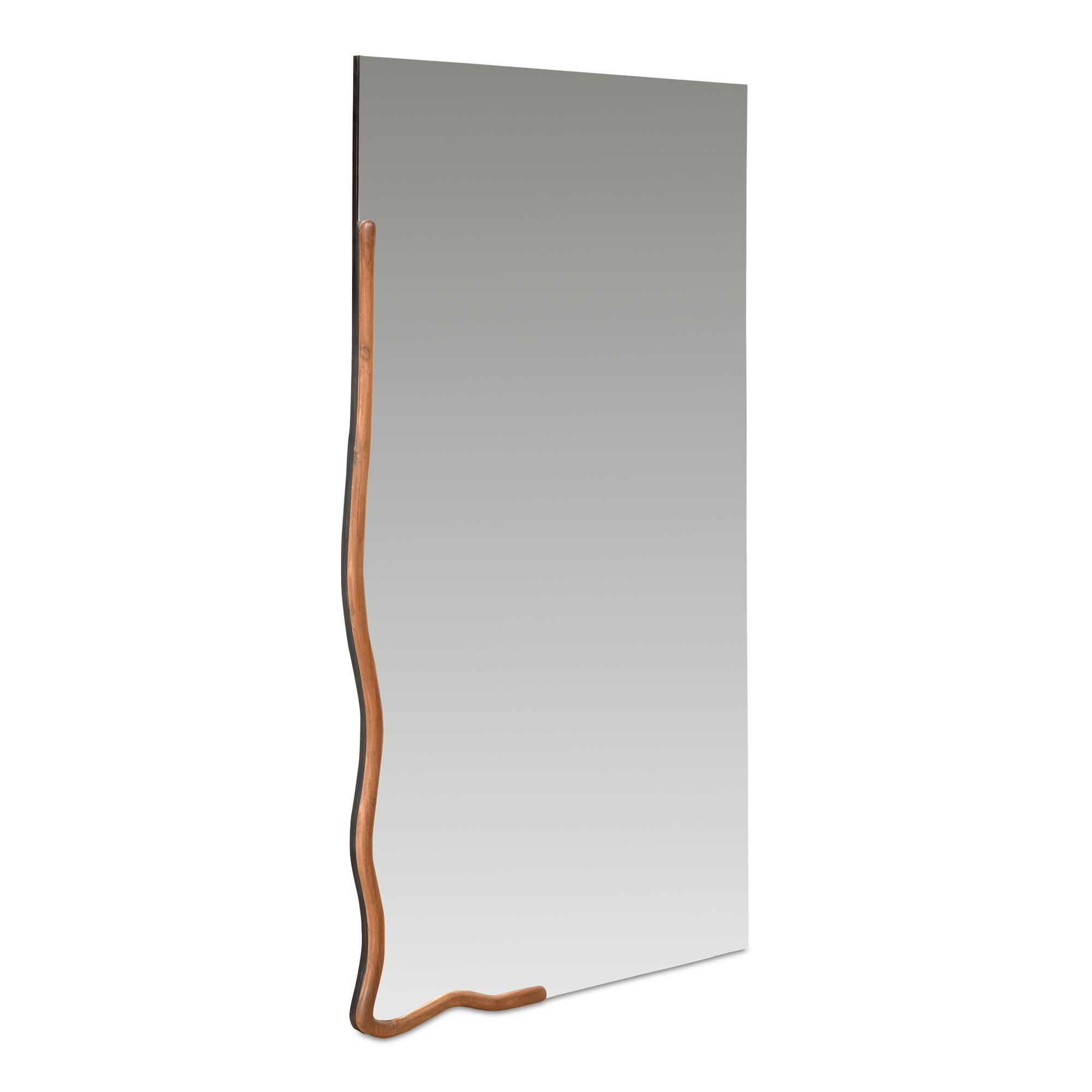 Leni Large Mirror Brown, by Moe's Home, 35" width x 60" height x 1.5" depth View 2