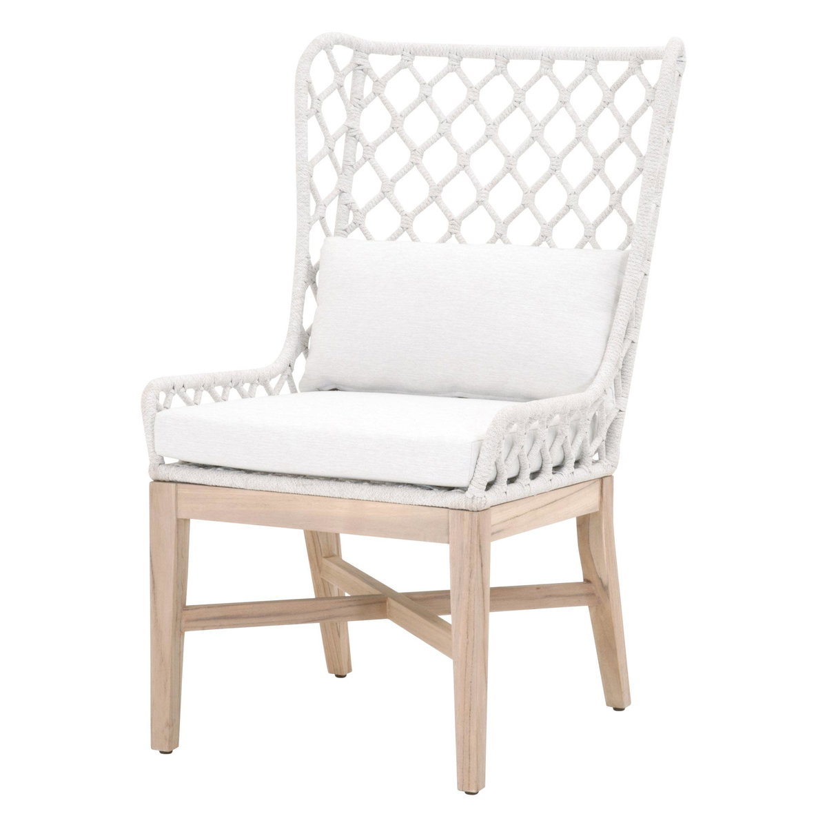 Lattis Outdoor Wing Chair, Dining Chair by Essentials for Living, 25.5" width x 41.25" height x 28.5" depth View 2