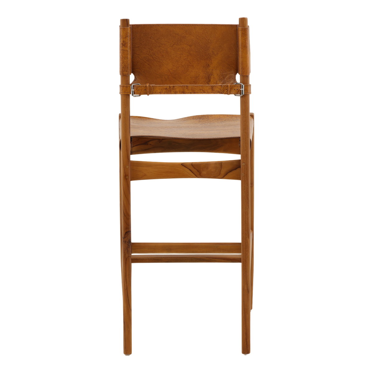 Rossana Counter Stool Brown, Counter & Bar Stool by Dovetail, 18" width x 41.3" height x 23" depth View 4