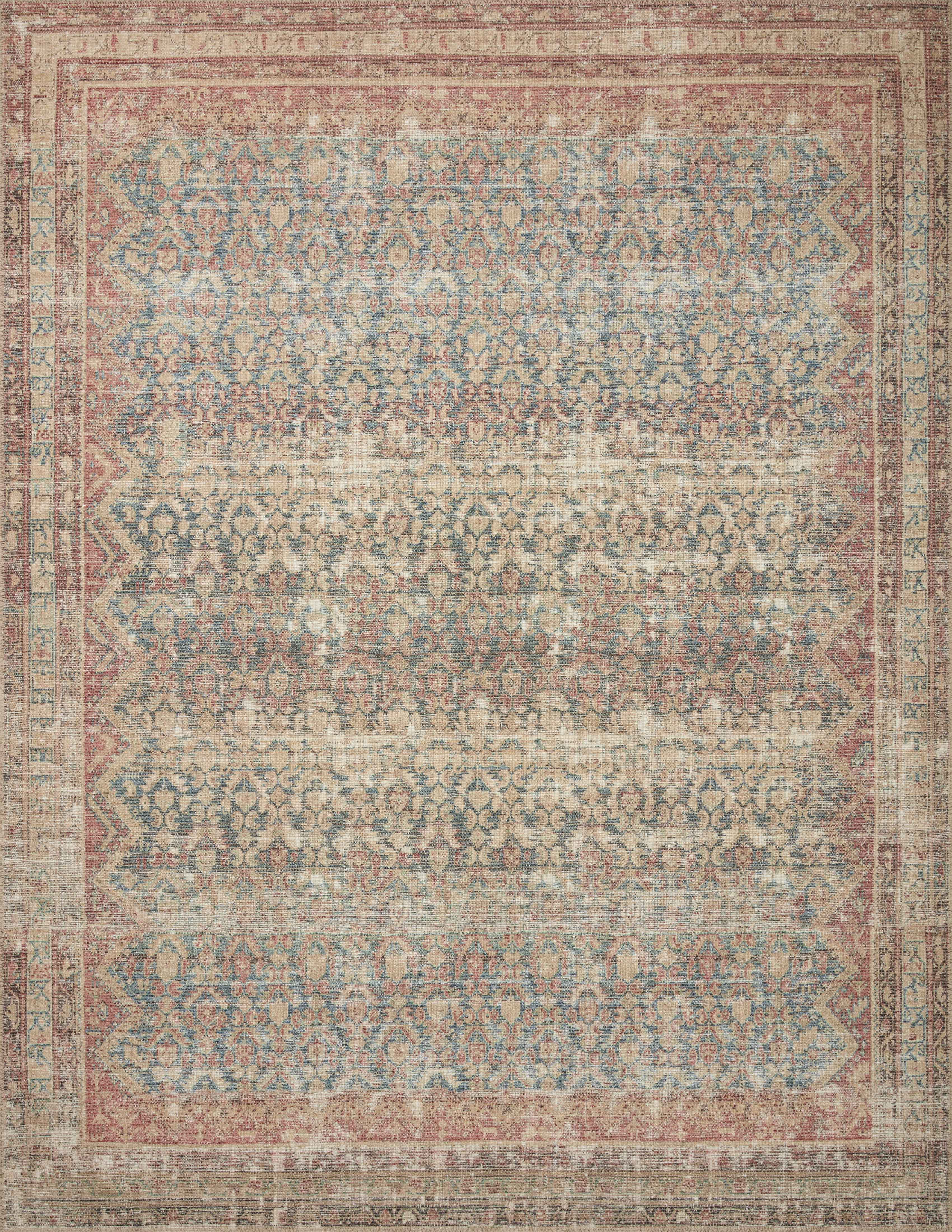 Angela Rose x Loloi Aubrey Rug, 7'6" length x 9'6" width View 1