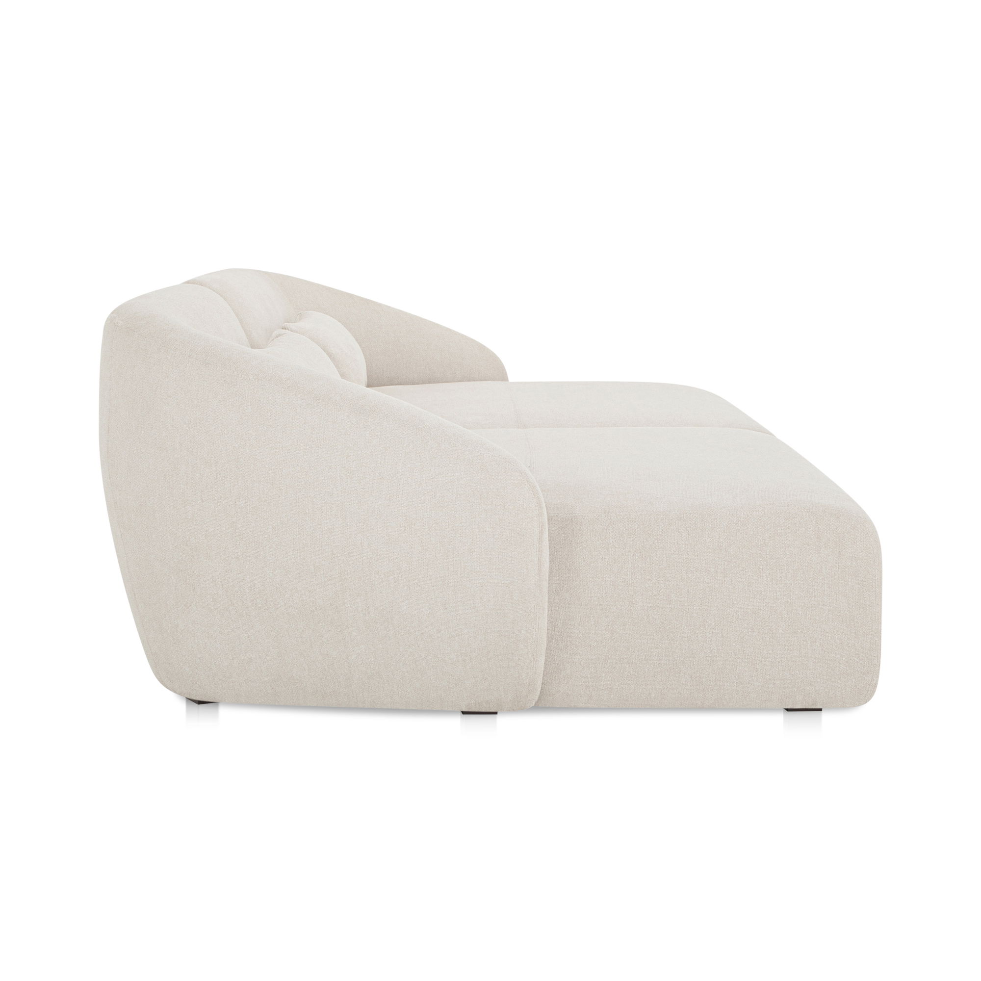 Amelia Double Chaise Modular Sectional Warm White large image 