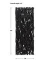 Gathered Teak Black Wood Wall Decor, Art by Uttermost, 19" width x 49" height x 3.5" depth thumbnail 3