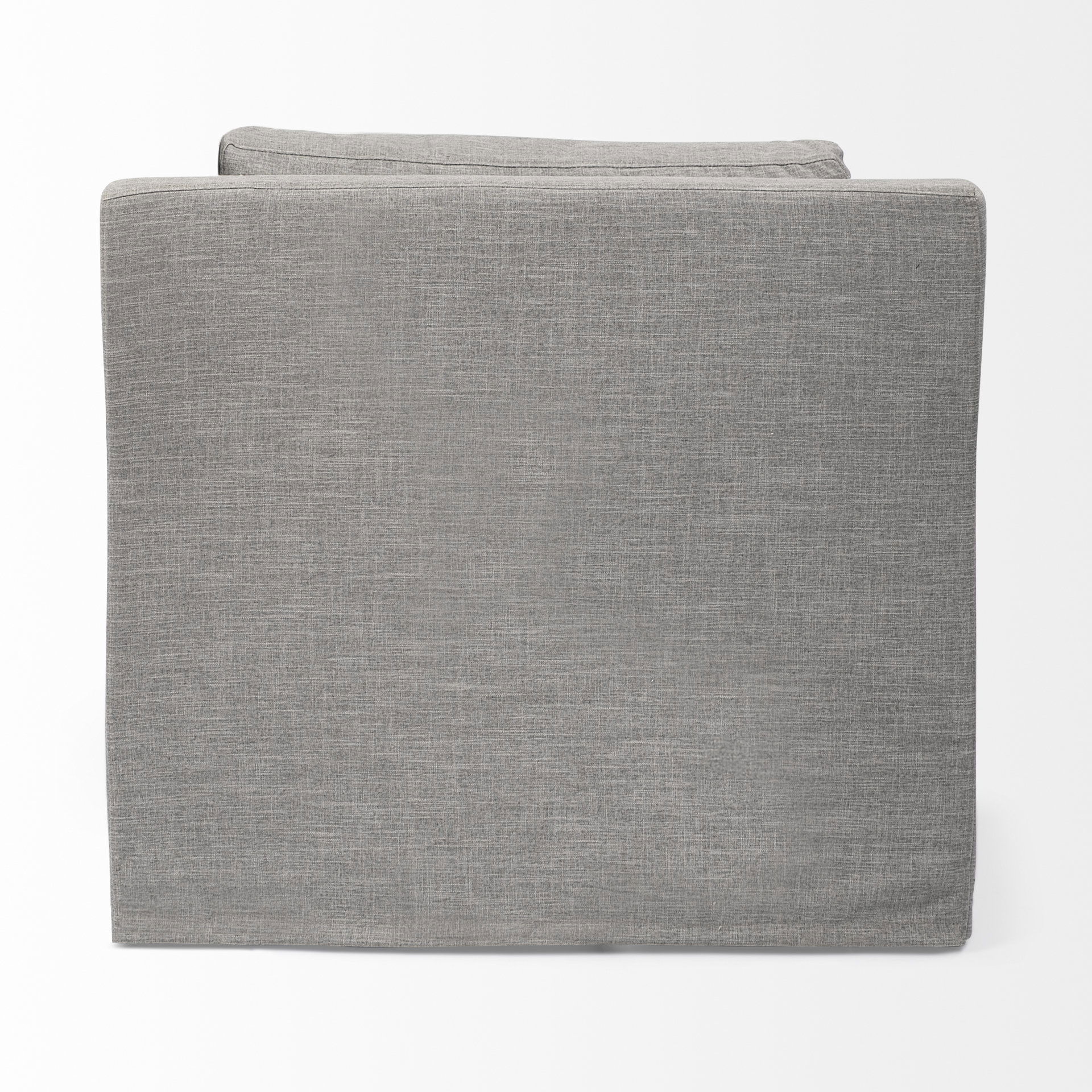 Denly III 38 X 38.25 X 34.5 Flint Gray Slipcover Upholstered Arm Chair large image 