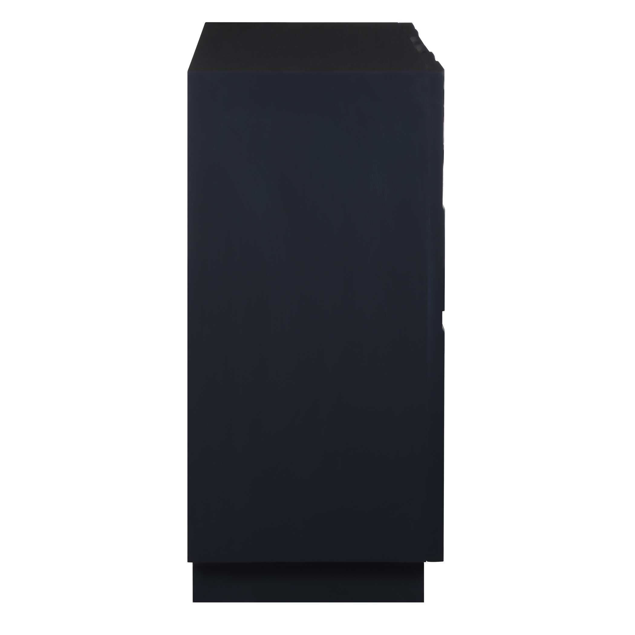 Valeria 2 Door Glossy Blue Cabinet, Furniture by Uttermost, 30" width x 34" height x 16.12" depth View 6