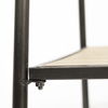Carell 31L x 18W Black Metal And Wood Shelf Hall Tree thumbnail 7