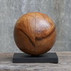 Teak And Noir Bookends Set/2, by Uttermost, 8" width x 9" height x 8" depth thumbnail 3
