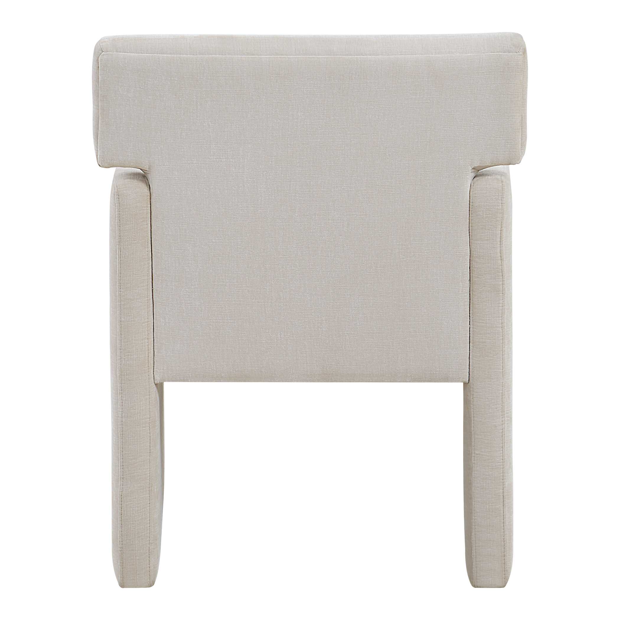 Colette Ivory Dining Chair, Furniture by Uttermost, 24" width x 32.5" height x 26.5" depth View 7