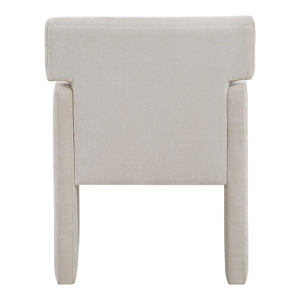 Colette Ivory Dining Chair, by Uttermost, 24" width x 32.5" height x 26.5" depth View 7