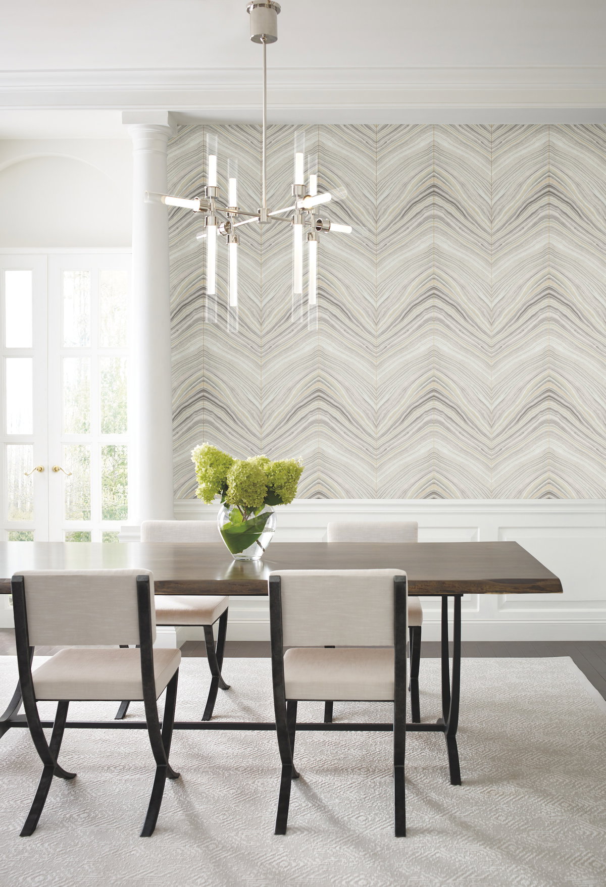 Onyx Strata Beige Wallpaper, by York Wall, 27' length x 2'3" width x 0.02" depth View 2