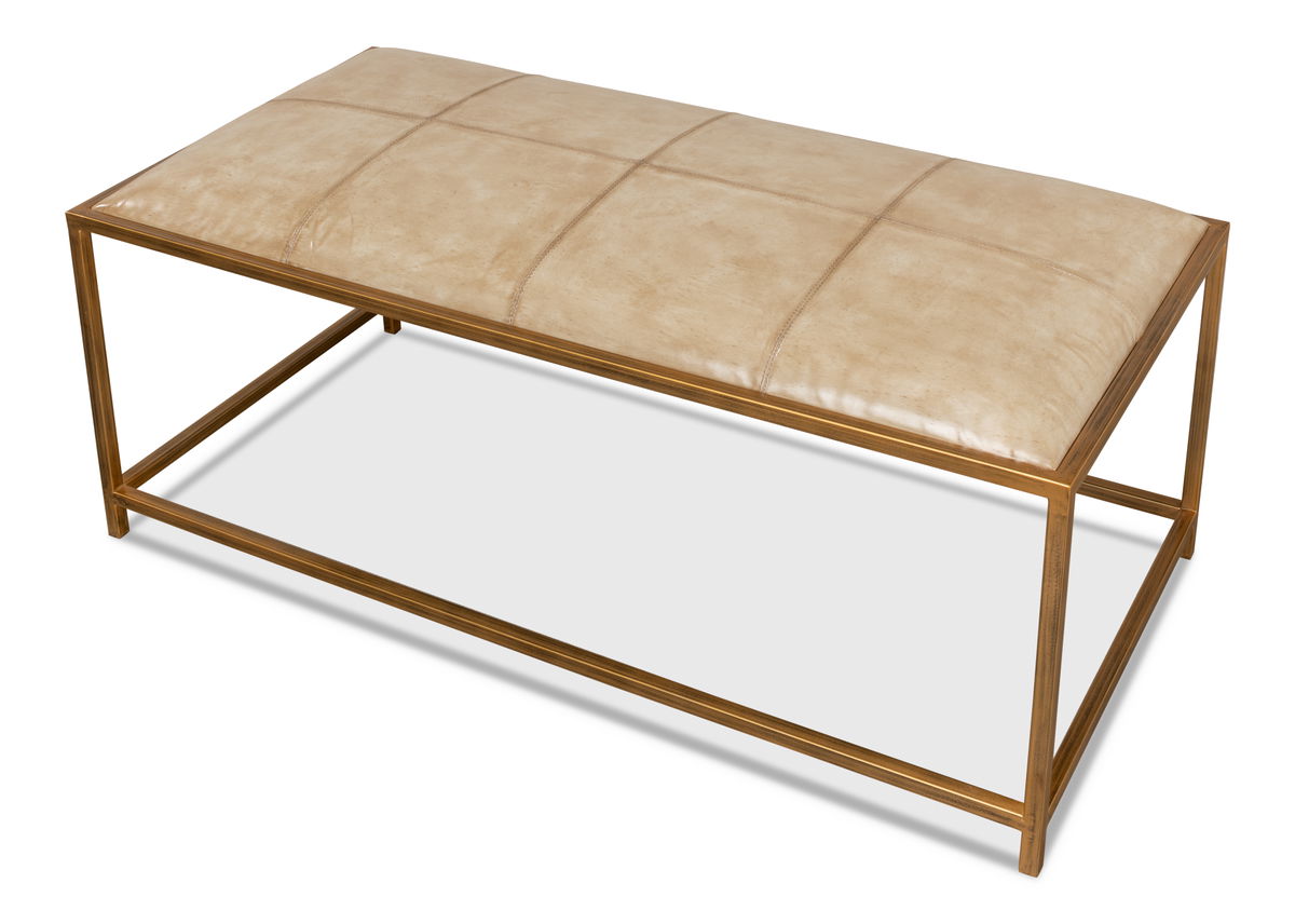 Montvale Coffee Table/Bench, by Sarreid, 2' length x 4' width x 1'6" height View 9