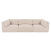 Matina Modular Sofa Oatmeal, Sectional Sofa by Moe's Home, 118" width x 30.7" height x 40.9" depth thumbnail 1