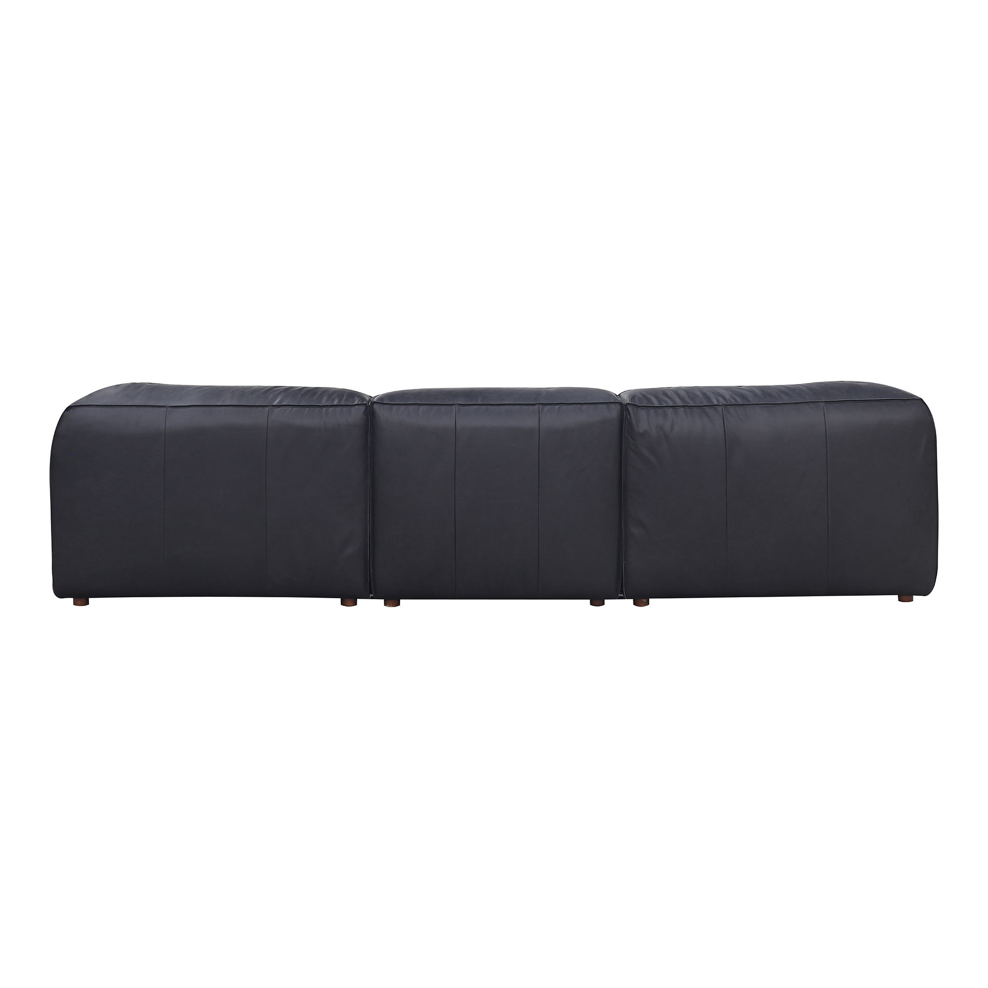 Form Lounge Modular Sectional Vantage Black Leather large image 