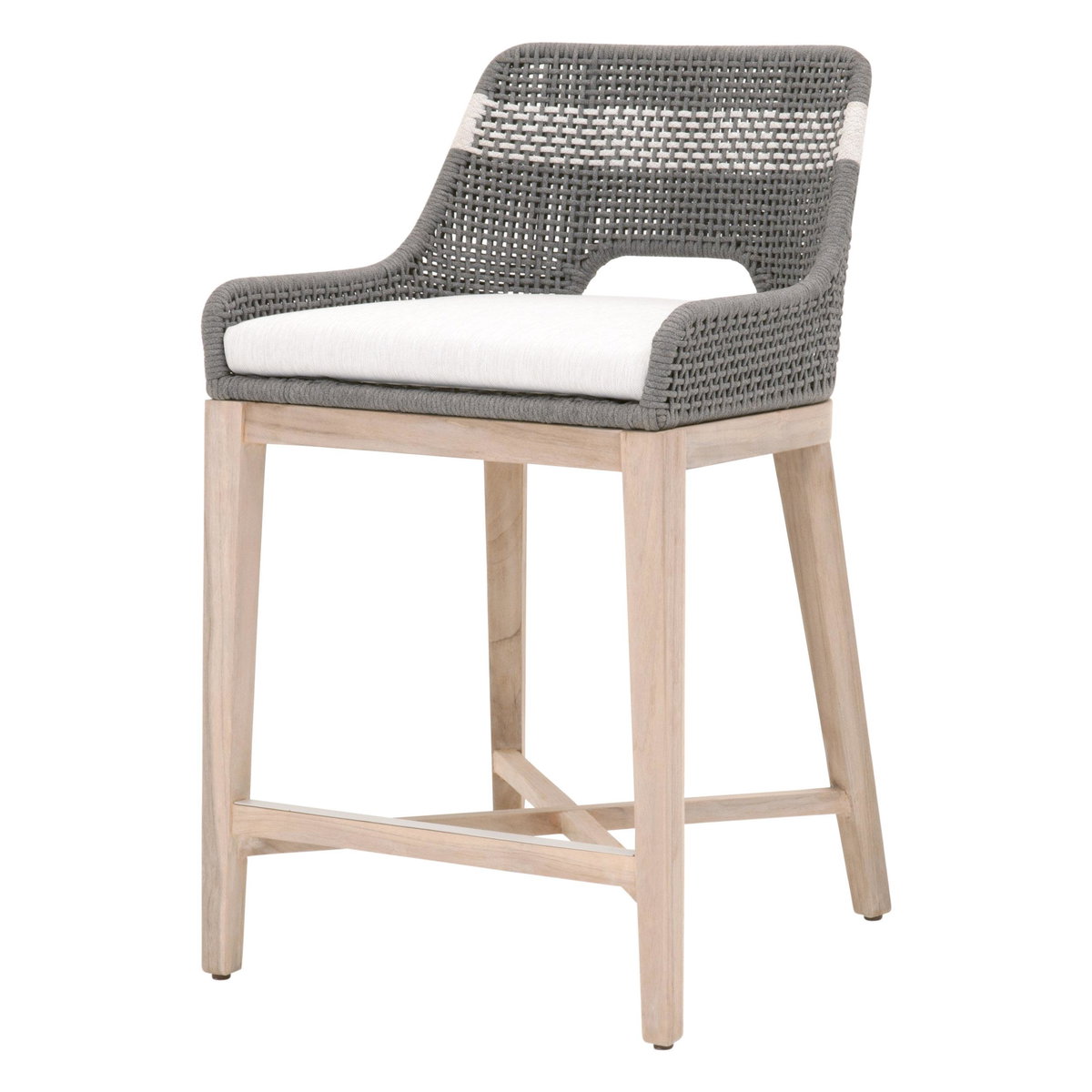 Tapestry Outdoor Counter Stool, Dining Chair by Essentials for Living, 21" width x 35" height x 22" depth View 2