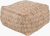 Oak Cove Pouf, Ottoman by Surya, 20" width x 12" height thumbnail
