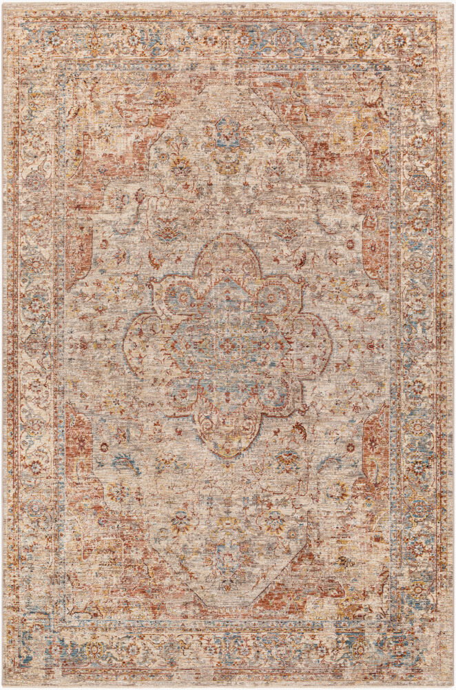 Aspendos Machine Woven Rug, by Surya, 9'6.17" length x 6'6.74" width