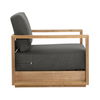 Darlene Outdoor Sofa Chair Charcoal thumbnail 2
