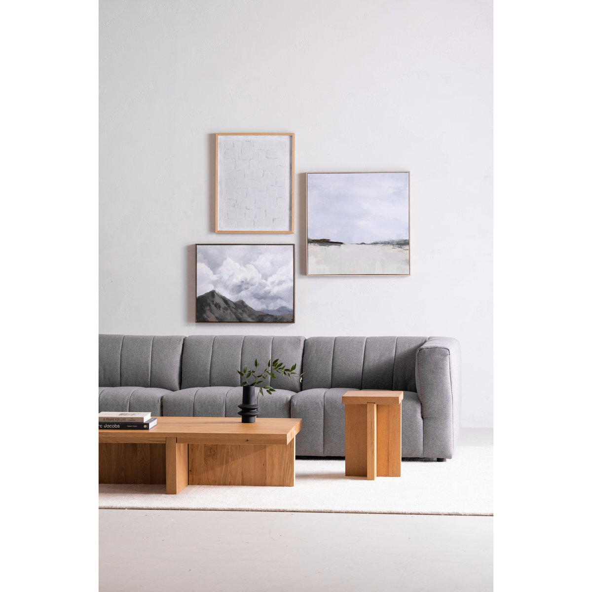 Folke Side Table Natural, Side & End Table by Moe's Home, 13" width x 19" height x 13" depth View 7