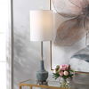Piers Mottled Blue Buffet Lamp, by Uttermost, 10" width x 33.25" height x 10" depth thumbnail 2