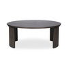 Penny Large Coffee Table Dark Brown, by Moe's Home, 39" width x 15.75" height x 39" depth thumbnail 1