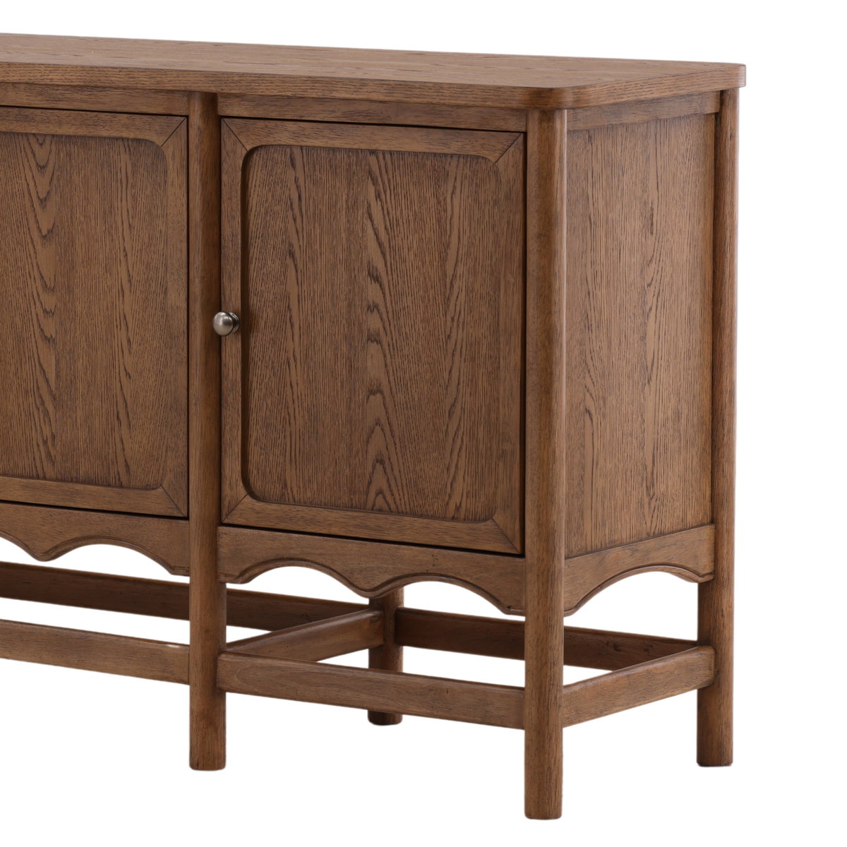 Phoebe Sideboard Dark Brown, Sideboards & Buffet by Dovetail, 78" width x 34.25" height x 18.1" depth View 8
