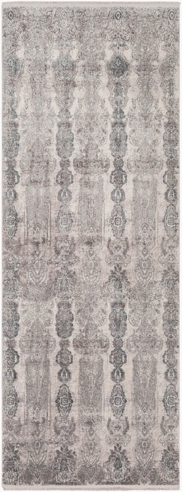 Solar Machine Woven Rug, by Surya, 8'0.06" length x 3'0.61" width