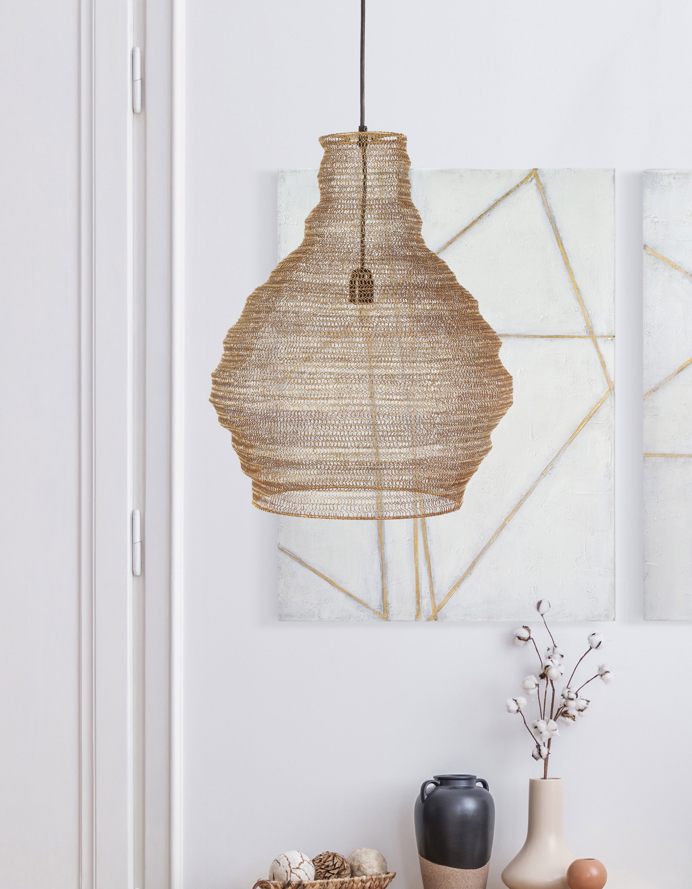 Gere Ceiling Fixture, Chandelier by Renwil, 131" height x 16" depth View 5