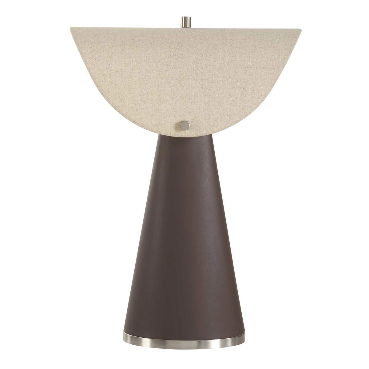 Conover Brown Modern Table Lamp, by Uttermost, 19" width x 27.25" height x 19" depth View 9