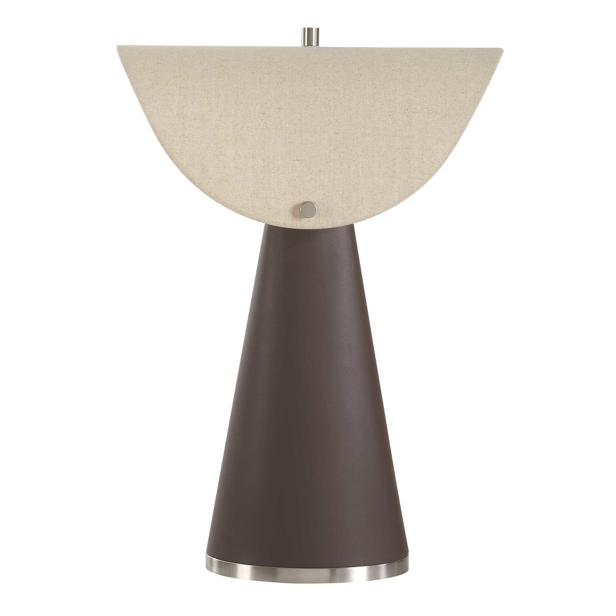 Conover Brown Modern Table Lamp, by Uttermost, 19" width x 27.25" height x 19" depth View 9