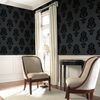 Graphic Damask Black Wallpaper thumbnail 2