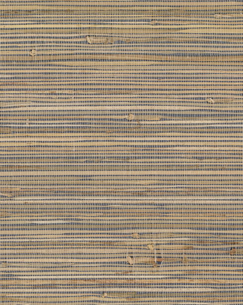 Knotted Grass Brown Wallpaper
