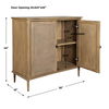 Coast 2 Door Rattan Cabinet, Furniture by Uttermost, 36" width x 34" height x 16" depth thumbnail 3