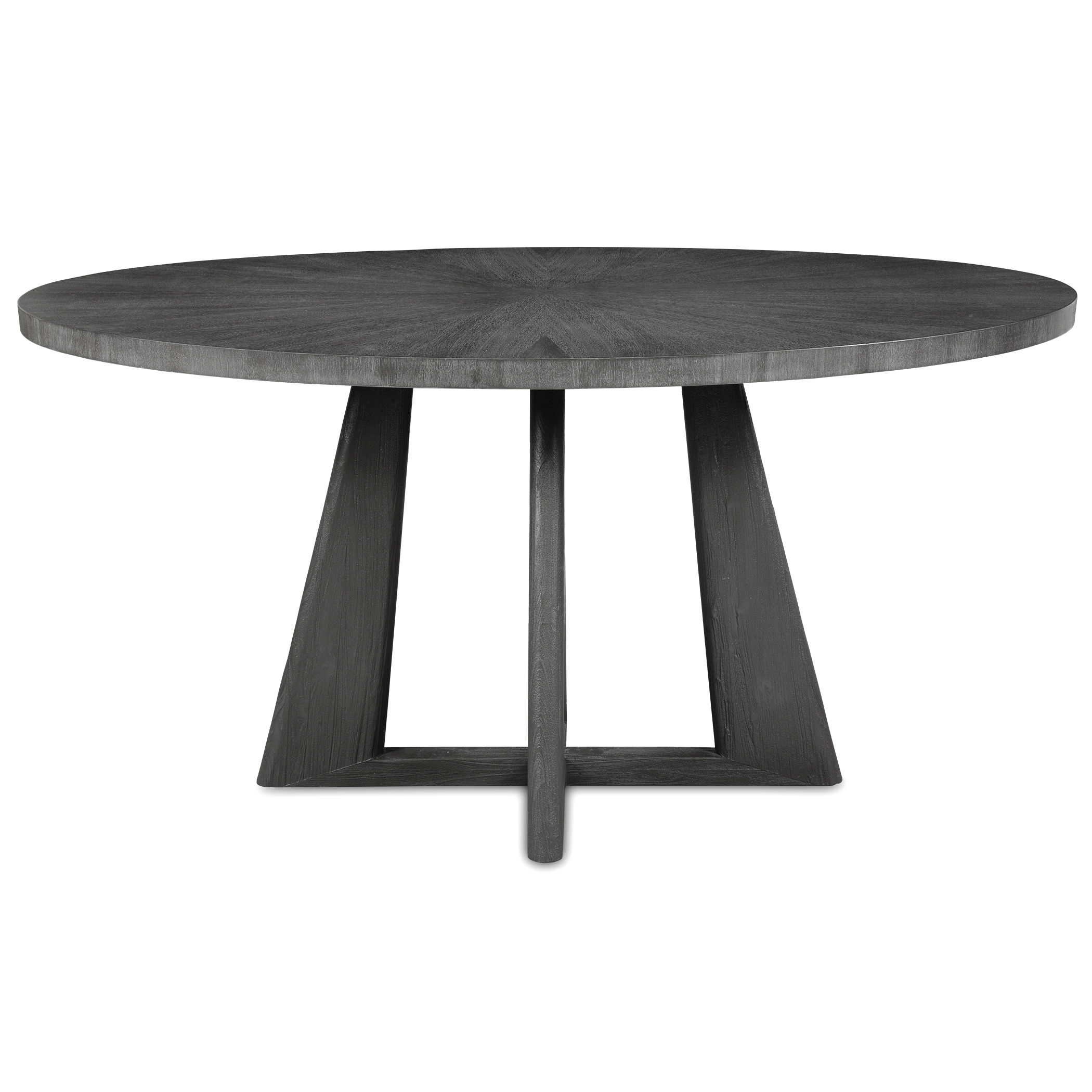 Pulsar Round Gray Walnut Dining Table large image 