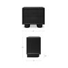 Marcelle Nightstand Black, by Moe's Home, 24" width x 21.63" height x 15" depth thumbnail 8