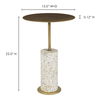 Gabriel Accent Table Antique Brass thumbnail 7