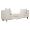 Repose Oversized Ivory Bench, Furniture by Uttermost, 90.5" width x 28.5" height x 26" depth thumbnail 5