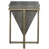 Bertrand Shagreen Accent Table, Side & End Table by Uttermost, 18.25" width x 25.25" height x 18.25" depth thumbnail 1